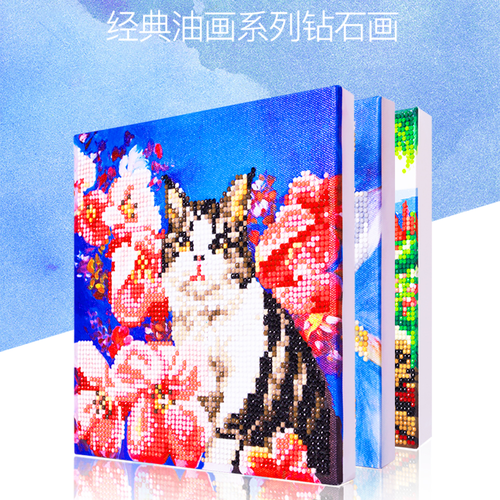 時尚油畫系列鉆石畫（001-2-3-7）